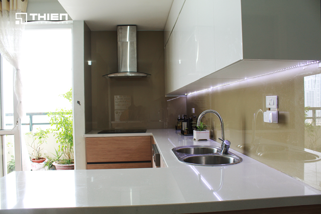 Thi công tủ bếp gỗ công nghiệp